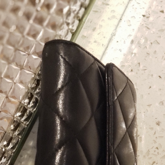 ***SOLD***100% Authentic Chanel Lambskin Long Flap - Picture 10 of 17